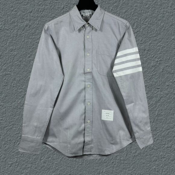 Men's grey long sleeve shirt Thom Browne - Picture 1 of 4
